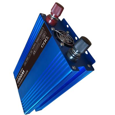 China newest design car power inverter ac dc 1000w 12v 220v modified sine wave 1000 watt 265X145X60mm for sale