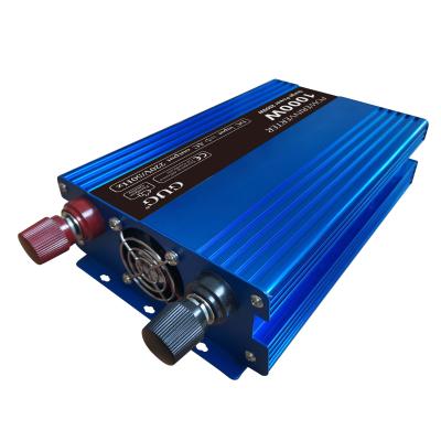 China TZA Car Power Inverter 1000w Modified Sine Wave 12V 24V DC To 220V 230V AC Solar Power Inverter 1000w 265X145X60mm for sale