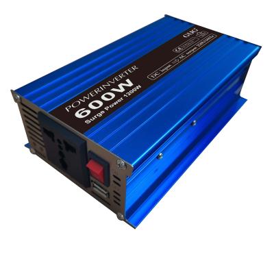 China Automotives ac 220v 600w china car power inverter dc 12v modified sine wave dc to ac peak 1200w inverter for sale