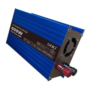 China Automotives 600 Watt AC 220v Solar Inverter DC 12v Modified Sine Wave Car Power Inverter 600w for sale