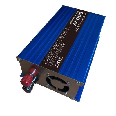 China Automotives Car Sine Wave Inverter 12v 24v 220v 230v Modified DC To AC Power Inverter 600w With Charger for sale