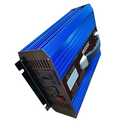 China Automobile Pure Sine Wave Power Inverter 3000w 12v 24v 220v 230v DC to AC Hybrid Solar Inverter for sale