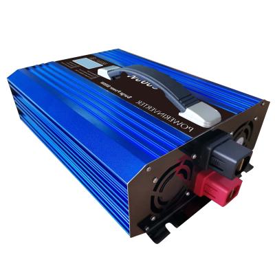 China Home Appliance 3000W 12V 24V DC to AC 220v 230v Pure Sine Wave LCD Display 3kw Solar Power Inverter for sale