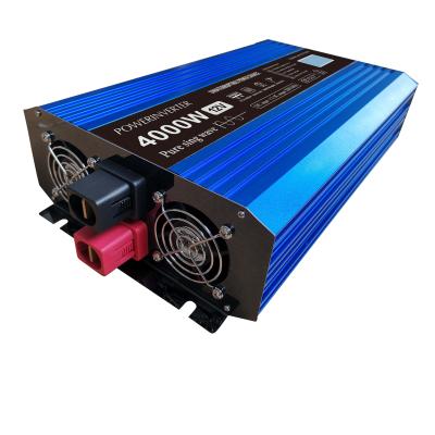 China 4000w 12v 24v dc to ac 220v 230v 395X220X95mm pure sine wave power inverter charger for sale