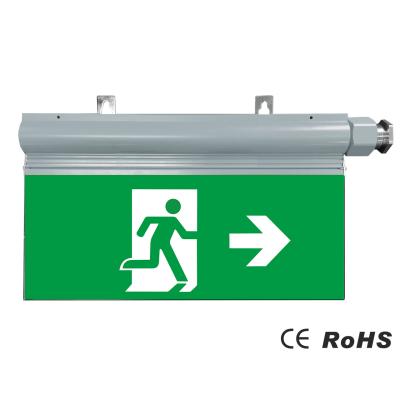 China Copper Free Aluminium 0.5W Exit Sign Emergency Light Combo IP54 Epoxy Powder Coating for sale