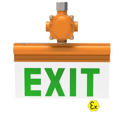 中国 Glass和らげられた6W 0.5W Explosionproof LED Exit Sign Hazardous Areaの照明 販売のため