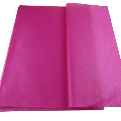 China 17g Waterproof High Quality Colorful Tissue Paper Flower Silk Wrapping Paper for sale