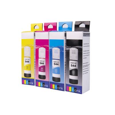 China Office Document and Photo Printing 100ml Printer Ink Refills For Inkjet Printer Water Based Inks 544 Epson Dye Ink for sale