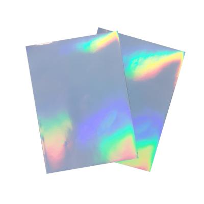 China Vinyl Sticker Waterproof Waterproof Holographic Paper For Laptop Vinyl Stickers Printable for sale