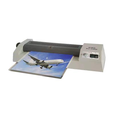 China A3 A4 Size ROI 330mm Laminator Cold And Hot Photo A3 Laminating Machine for sale