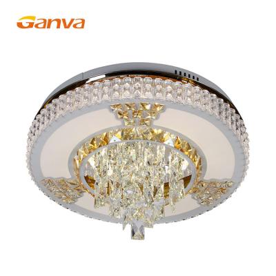 China Surface Mounted Style High Quality Luxury Home Living Room Iron Glass Decorative Ceiling Light for sale