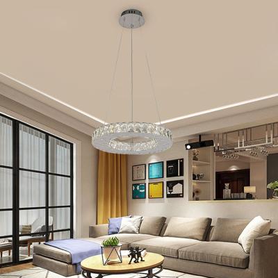 China GANVA Modern High Quality Indoor Luxury Chain Rings Chandeliers Living Room Pendant Lights for sale