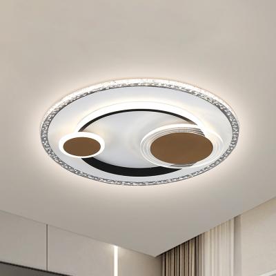 China Modern Design Outdoor Mounted Round Outdoor Bedroom Lamp Mount Corridor Lighting Corridor LED Ceiling Lamp for sale