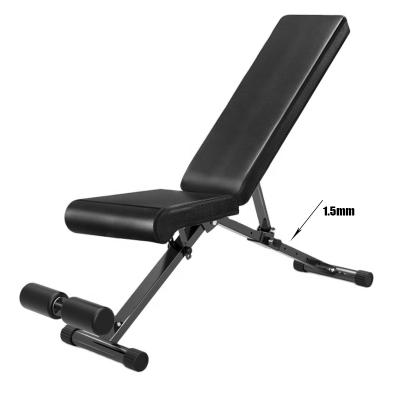 China Modern Black Gym Dumbbell Press Bench Folding Weight Bench, Weighs 13 Kg With 1.5 Mm Wall Thickness And Supports 250 Kg for sale