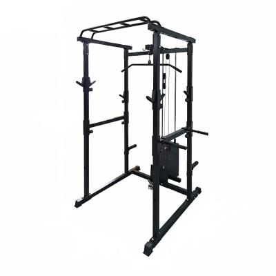 China Indoor Power Traction-UPS Rack Stretching Training Gym Fitness Adjustable Barbell Rack Gym Power Squat Racks With Plates for sale