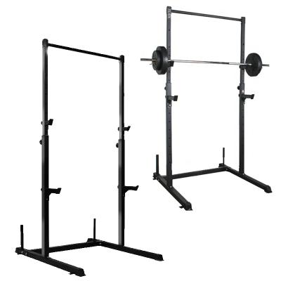 China Modern Multifunctional Adjustable Height Weight Lifting Rack Exercise Squat Rack With Pull Up Bar for sale