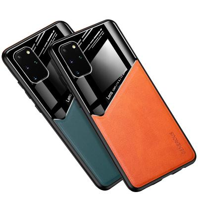 China PU Leather Soft Back Cover Shell For Samsung Note 10 Lite 20 Ultra Note10 Note20 Shockproof PC For Galaxy S20 Fe S10 Plus S21 Phone Case for sale