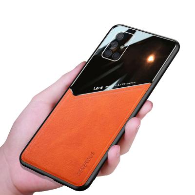 China Shockproof Leather Phone Case Coque For Galaxy A21s A02s A03s M21 M31 A82 A70 A71 A50 A51 A52 M62 PU Mirror For Samsung A72 5G Back Cover for sale