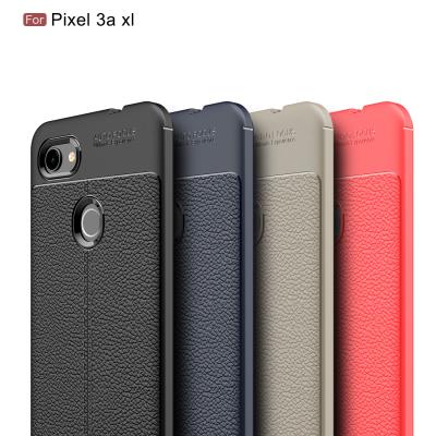 China TPU Shockproof Case For Google Pixel 3 XL Litchi Texture Soft Durable Shockproof Case 4 4A 5 6 pro Protect Phone Case Pixel 3A Back Cover for sale