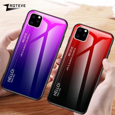 China Anti-fall For iPhone 11 Pro Max Cases ZROTEVE Glass Coque For iPhone 11 Pro Case Tempered Glass Cover For Apple iPhone11 Pro Max Cases for sale