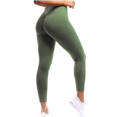 China Amazon Breathable See No Through Gaiters Lift Up Women Fitness Athleisure High Waist Gym Wear Sexy Slim Yoga Pants for sale