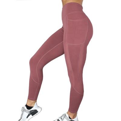 China Antibacterial Running Workout Yoga Pants Polyester Spandex Custom Label Sports Leggings Women Leggin for sale