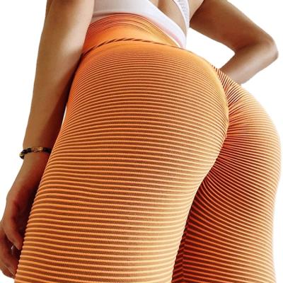 China The thin breathable booty butt of spats crack! crack! lift up running yoga pants tights sport pants for women for sale