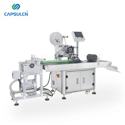 China T-11500 Flat Bottle Automatic Beverage Label Desktop Flat Applicator Labeling Machine for sale