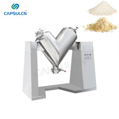 China Powder High Quality Pharmaceutical V Type Powder Mixer V Shape Laboratory Food Chemical Dry Powder Kneading Machine for sale