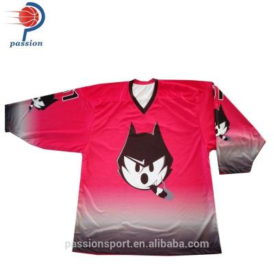 China Sublimation Quick Dry Team Roller Hockey Shirts Reversible for sale