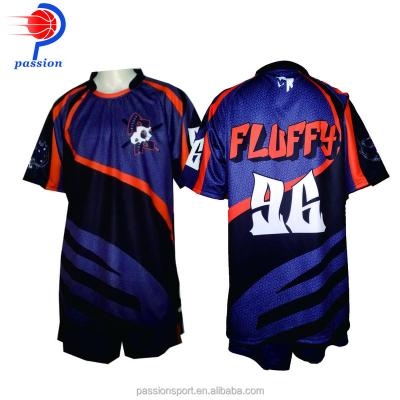 China Rugby Uniform Tank Tops And Rugby Shorts Factory Made Breathable for sale