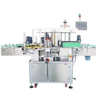 China CLOTHING Shampoo Bottle Front Back Stickers Labeling Machine for sale