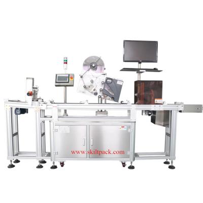 China APPAREL Clothing Hang Tags Automatic Barcode Online Printing Labeling Machine for sale