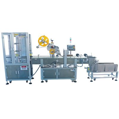 China Automatic Adhesive CLOTHING Sticker Egg Carton Labeling Machinery Equipment for sale