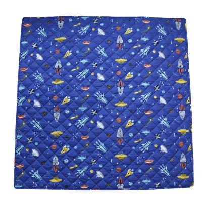 China Non-Toxic Eco-Friendly Soft Crawling Mat Cotton Baby Play Mat for sale