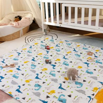 China Non-toxic Eco-friendly Soft Folded Mat Gym Folding Mat Soft Educational Newborn Baby Toys Foldable Baby Play Mat for sale