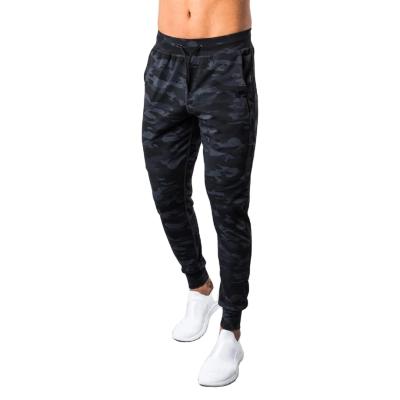 China QUICK DRY Black Camouflage Printed Joggers Mens 4-Way Premium Quality Stretch Nylon Spandex Mens Plus Size Jogger Pants Custom for sale