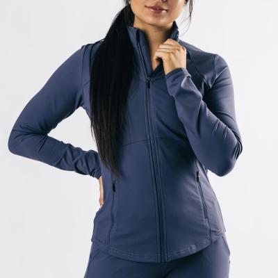 China Breathable Gym Jacket Women Sports Jacket Logo Ladies Coats And Jackets Custom Made For Women 2021 for sale