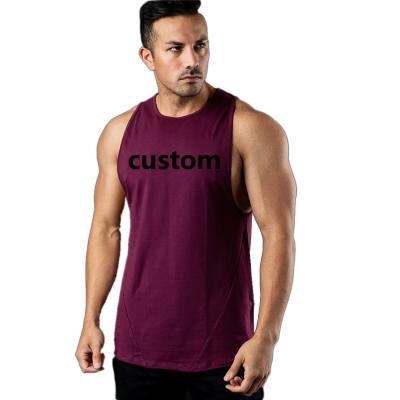 China Summer QUICK DRY Gym Beach Top Mens Sports Fitness Singlet To Customize Vest Mens Running Sports for sale