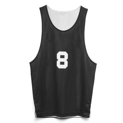 China QUICK DRY Mesh Reversible Men White Training Tank Tops Empty Quick Dry Breathable Tank for sale