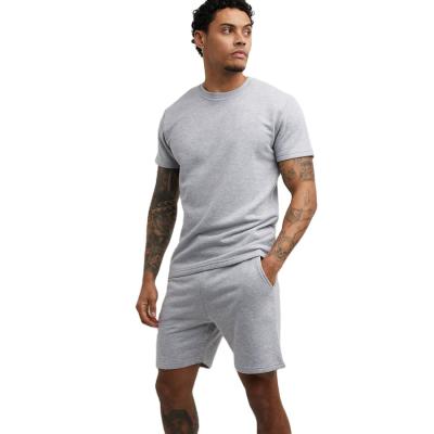 China Anti-wrinkle Top Quality Summer Sports Durable Men's Short Sweatshirt Suit for sale