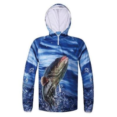 China Wholesale High Quality Sports Custom Made Men Anti-UV Sleeve Long Fishing T-Shirt for sale