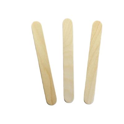 China Disposable Food Grade Ice Cream Sticks Wooden Sticks Popsicle Sticks Handmade DIY Materials for sale