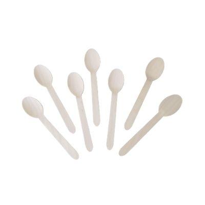 China China Manufacturer Disposable Wholesale Cheap Disposable Utensils Viable Factory Price Wooden Spoons For Restaurant Sets for sale