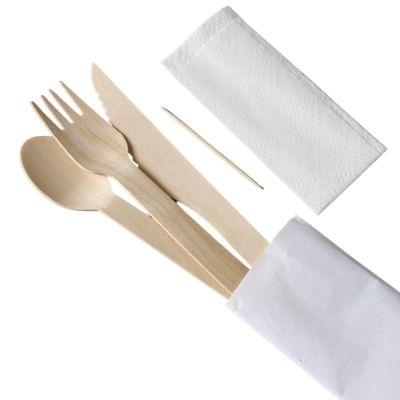 China Disposable Knife Fork Spoon Wedding Cutlery Set Flatware 4pcs Wholesale Bulk Set for sale