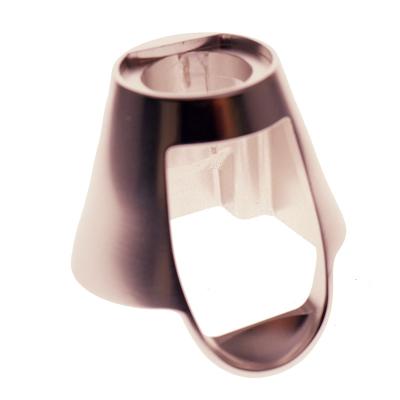 China Aluminum CNC Machining Lamp Brass Parts Better Turning Part Knuckless Block Solid Machining Ring for sale