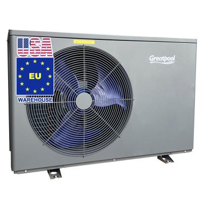 China RV Swimming Pool Heat Pump Air Water R32 DC Inverter Pool Heater Air Source Inverter for sale