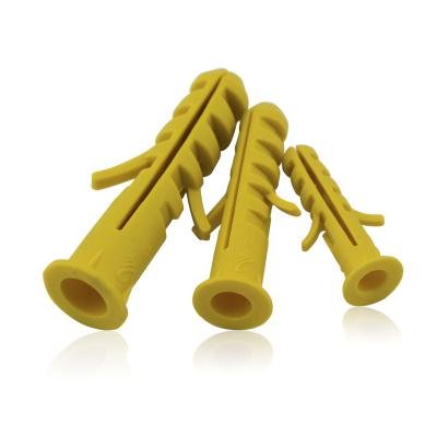 China Factory Supply New Style Plastic High Strength Heighten Nails With Yellow Screw Fishes for sale