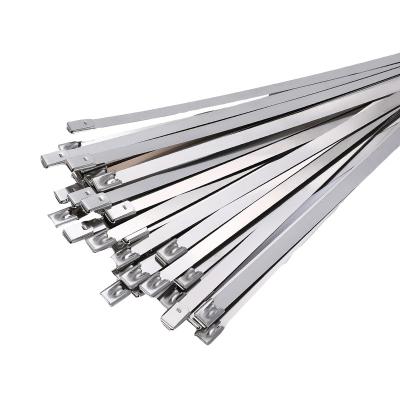 China Multi Size Stainless Steel Zip Ties Self-locking High Strength Fasteners Stainless Steel Cable Ties for sale