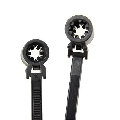 China Manufacturer Nylon Black Factory Stud Mount Automotive Cable Ties for sale